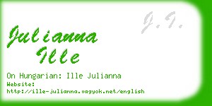 julianna ille business card